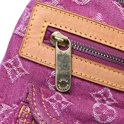 Louis Vuitton Denim Baggy PM Fuchsia 8 of 16