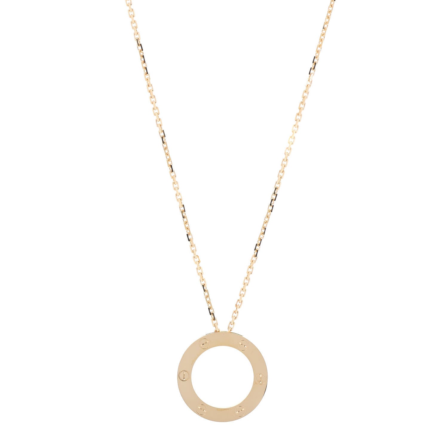 Cartier 18K Yellow Gold LOVE Pendant Necklace 1 of 6