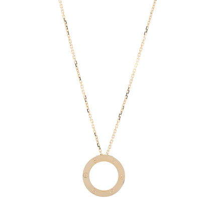 Cartier 18K Yellow Gold LOVE Pendant Necklace 1 of 6
