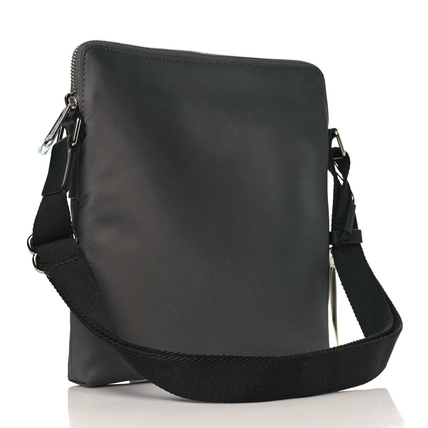 Nylon Neo Crossbody Bag Charcoal Grey
