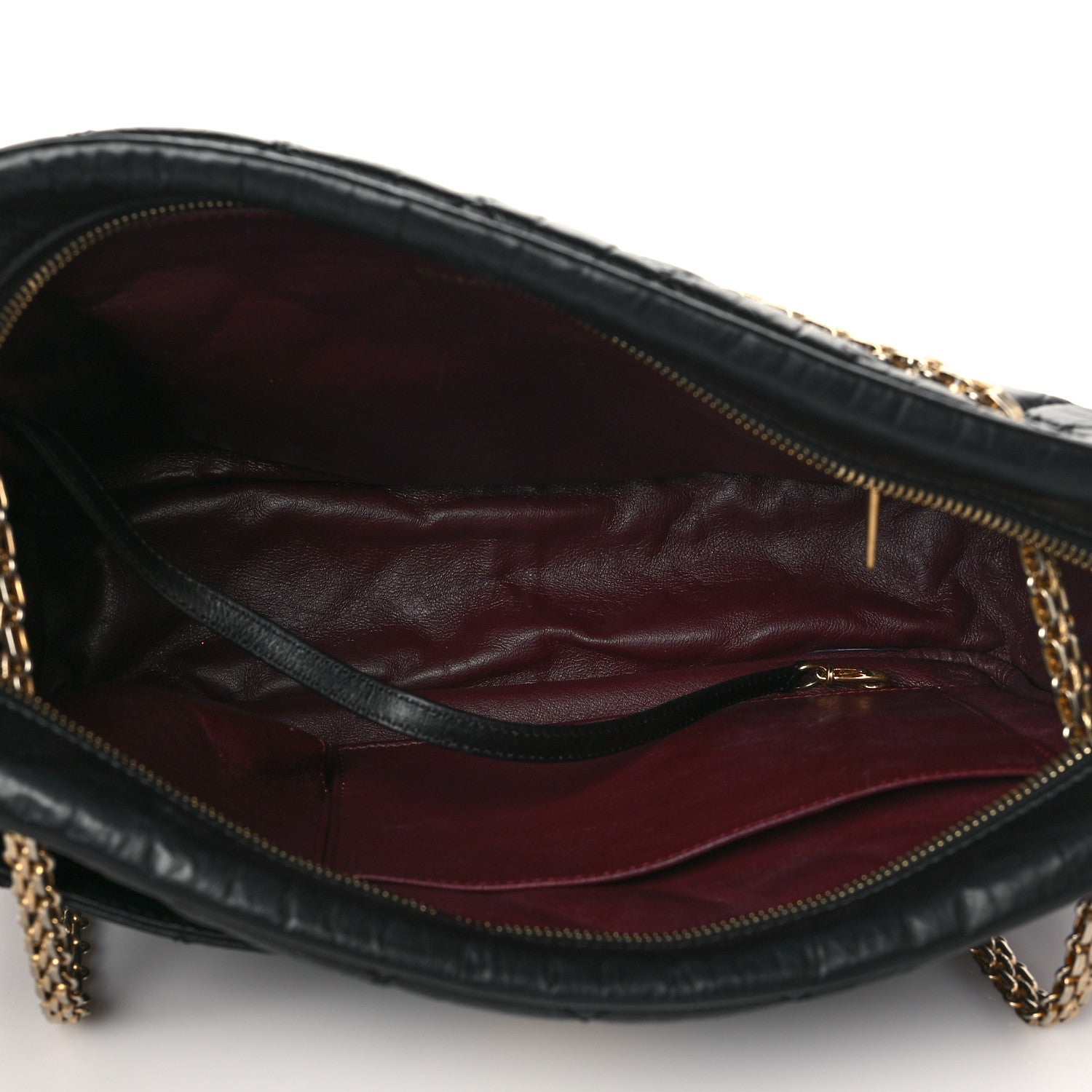 Chanel Aged Calfskin Quilted Large Reissue Camera Case Black 5 of 10