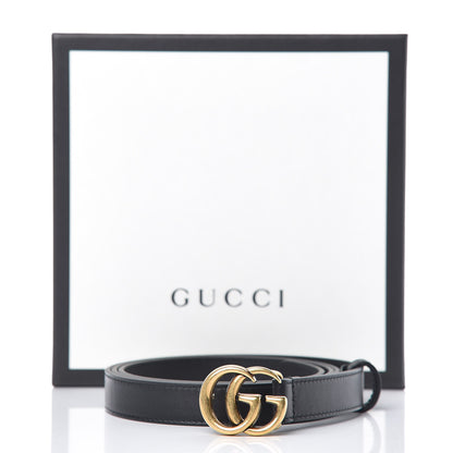 Gucci Calfskin Double G 20mm Belt 105 42 Black 8 of 8
