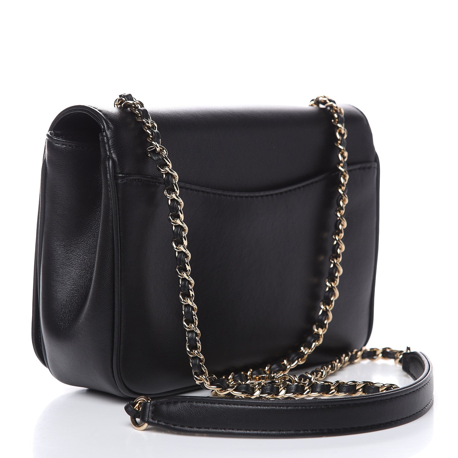 Chanel Lambskin CC Mania Flap Bag Black 3 of 11