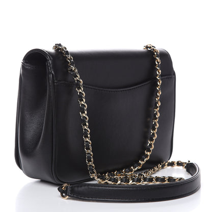 Chanel Lambskin CC Mania Flap Bag Black 3 of 11