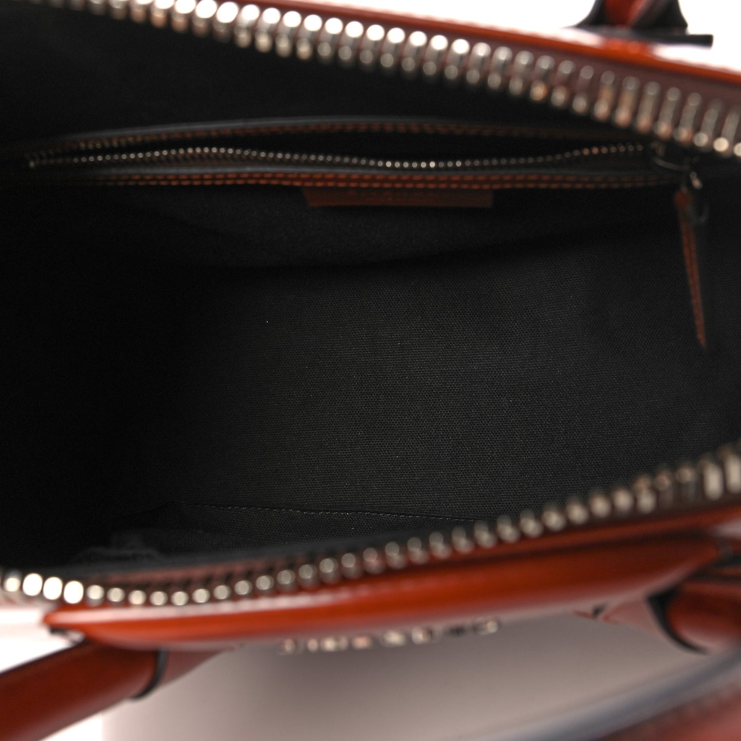 Shiny Lord Calfskin Small Antigona Tan