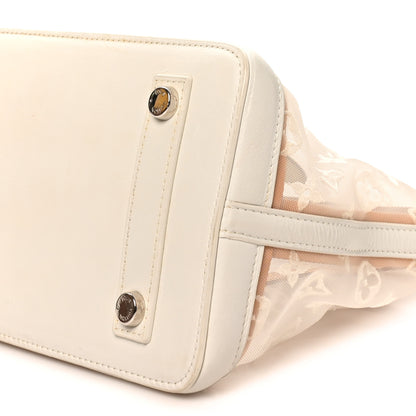 Louis Vuitton Monogram Transparence Lockit East-West White 9 of 10