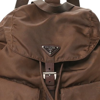 Prada Vela Nylon Saffiano Backpack Rovere 9 of 14