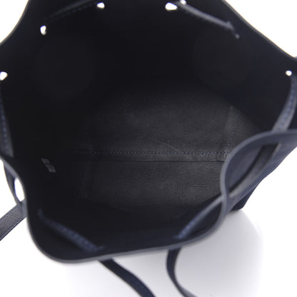 Mansur Gavriel Suede Mini Mini Bucket Bag Navy 5 of 9