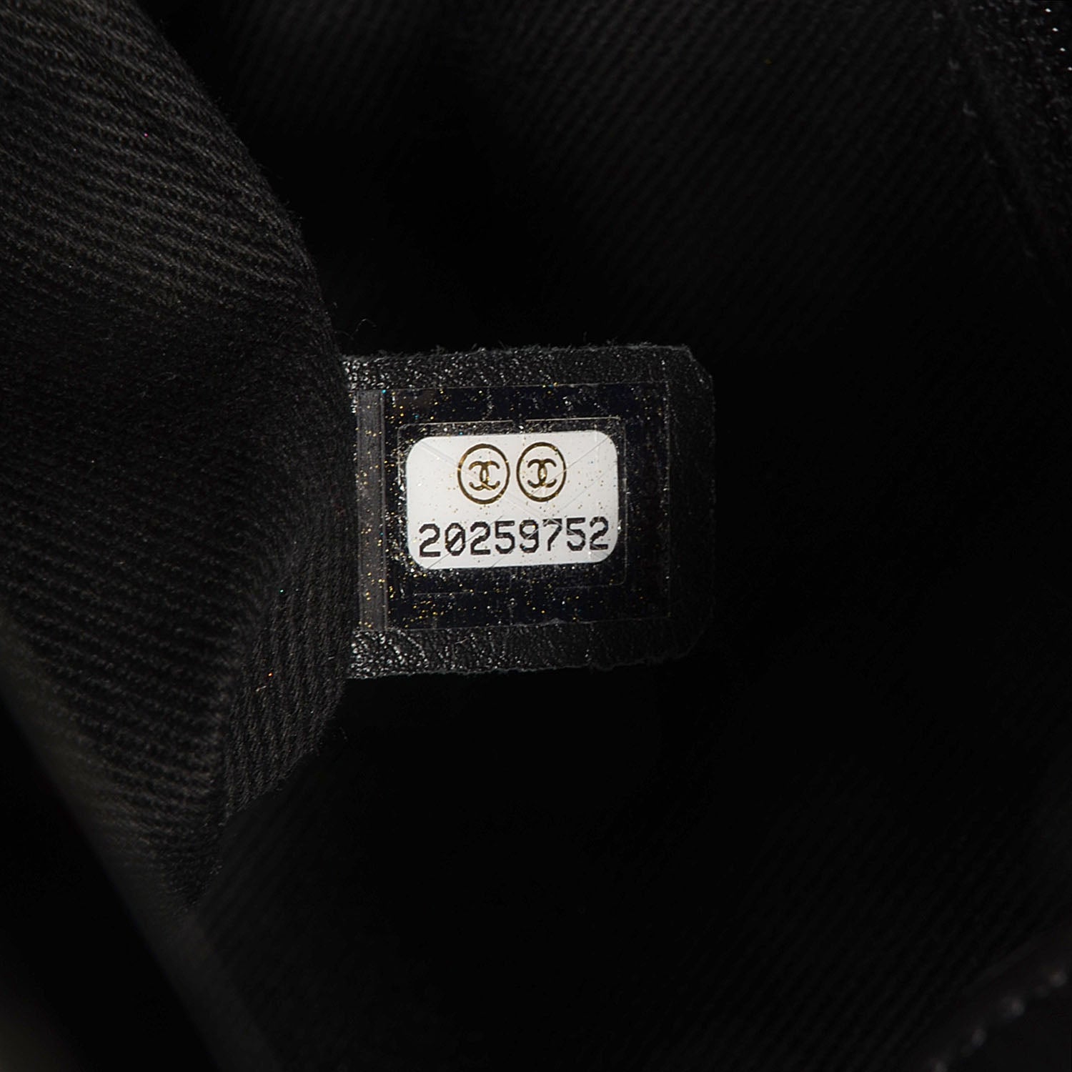 Chanel Glazed Calfskin Large CC Delivery Tote Black 8 of 8
