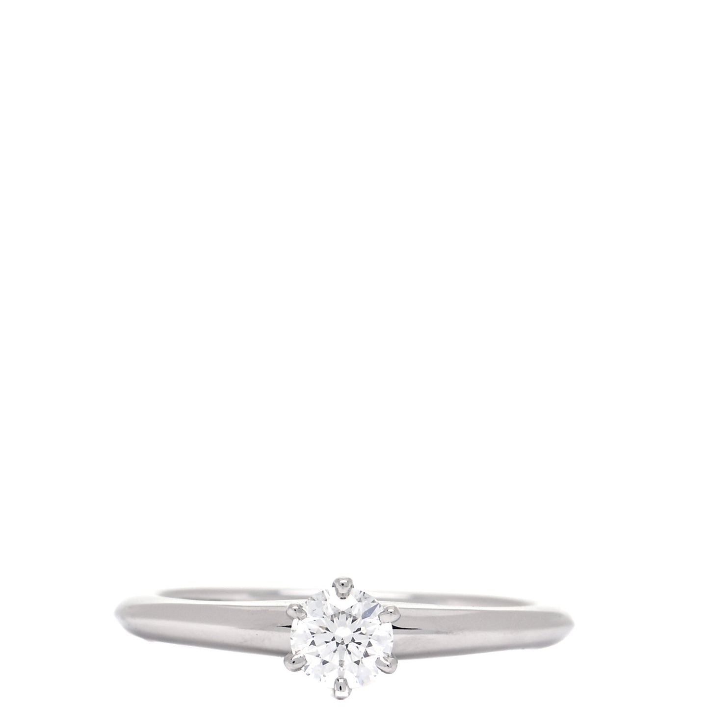 Platinum Diamond .28ct Solitaire Engagement Ring 49 5