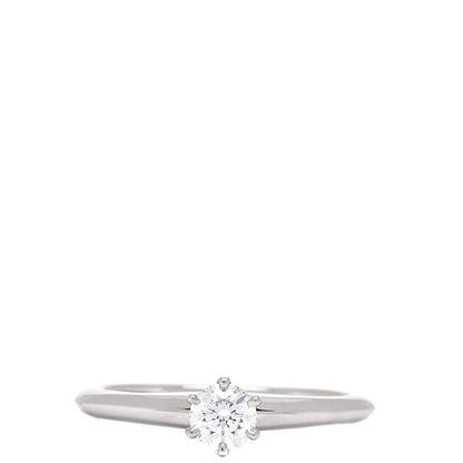 Tiffany Platinum Diamond .28ct Solitaire Engagement Ring 49 5 1 of 8