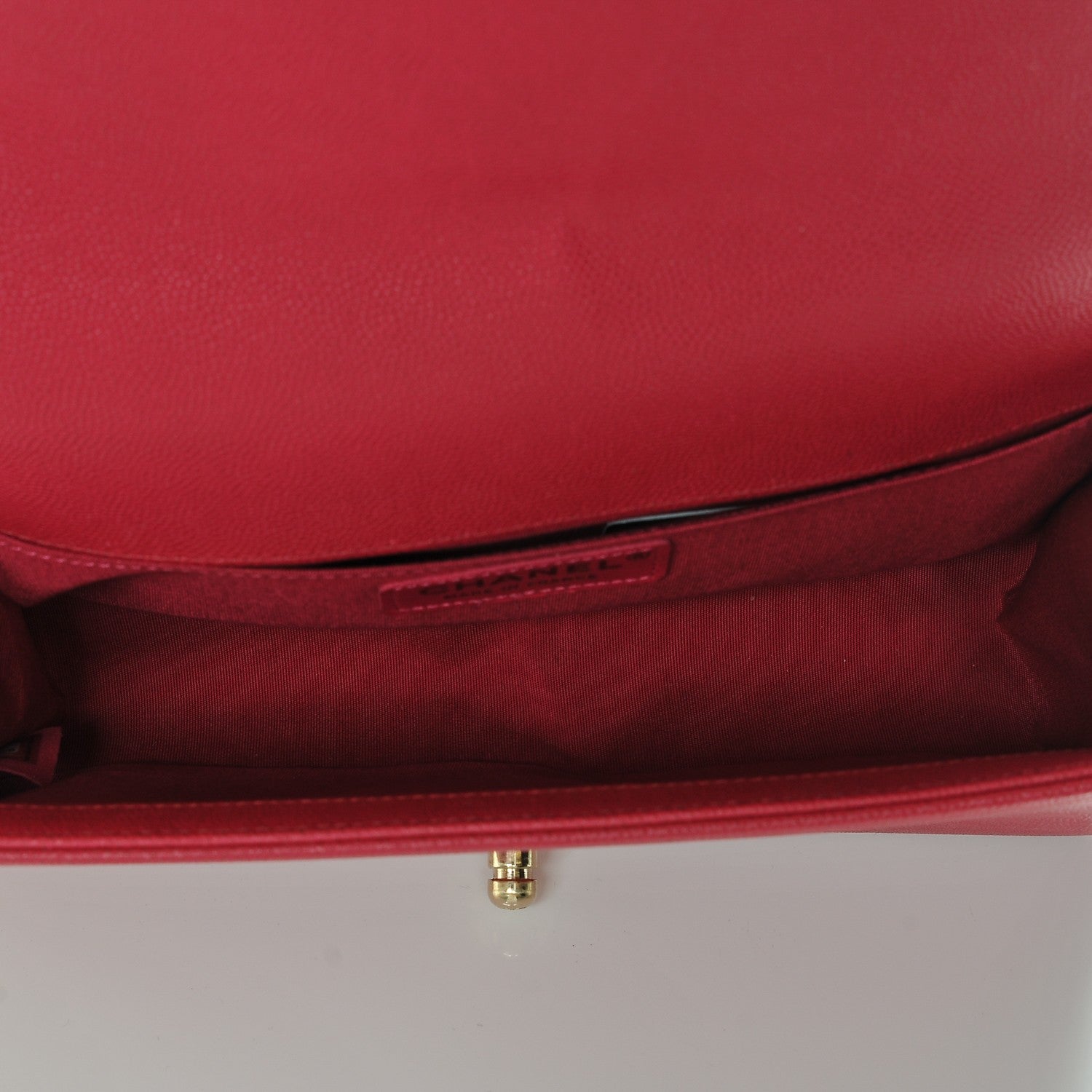 Chanel Caviar Quilted Medium Boy Flap Fuchsia 5 of 9