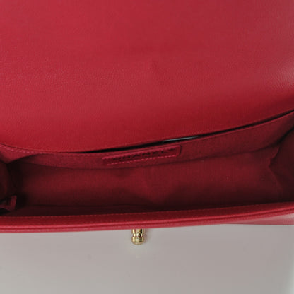 Chanel Caviar Quilted Medium Boy Flap Fuchsia 5 of 9