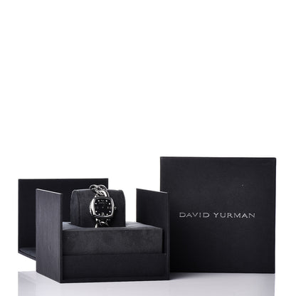 David Yurman Stainless Steel Diamond 27mm Albion Quartz Watch Black 7 of 7