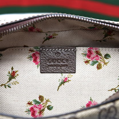 Gucci GG Supreme Monogram Web Neo Vintage Shoulder Bag Beige New Acero Crop 5 of 11