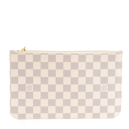 Louis Vuitton Damier Azur Neverfull MM GM Pochette 1 of 8