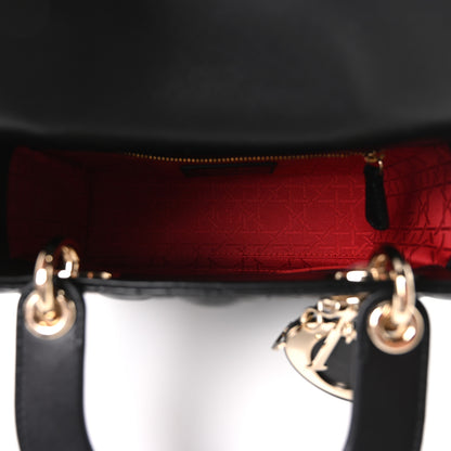Christian Dior Lambskin Cannage Small My ABCDior Lady Dior Black 5 of 11