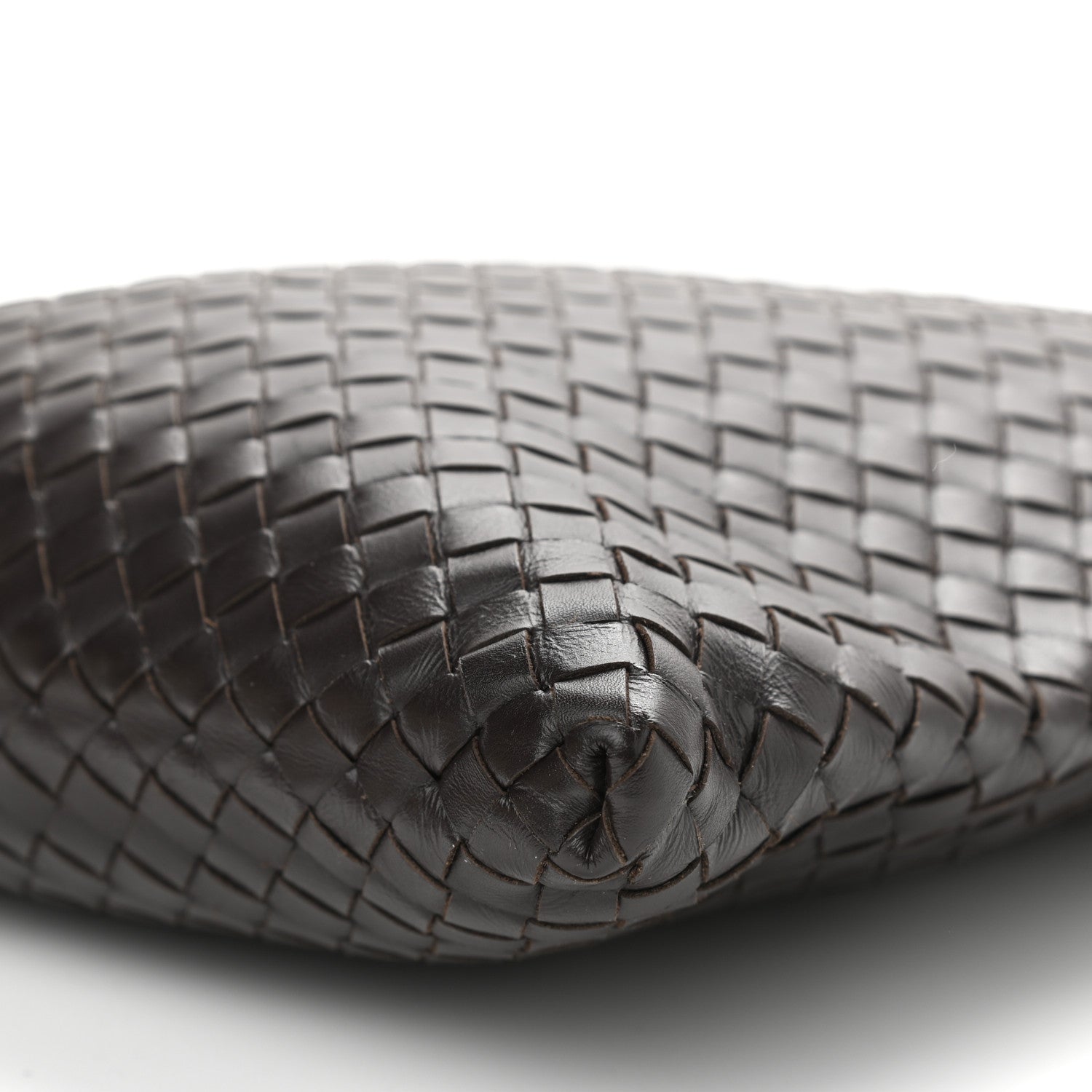 Bottega Veneta Nappa Intrecciato VN Crossbody Messenger Bag Ebano 9 of 10