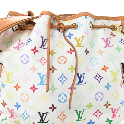 Louis Vuitton Monogram Multicolor Petit Noe White 7 of 13