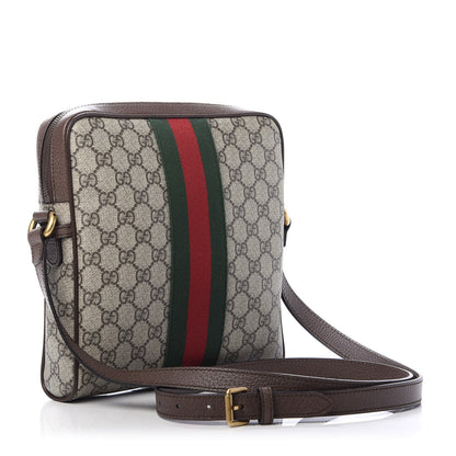 Gucci GG Supreme Monogram Web Small Ophidia Messenger Bag Brown 3 of 11