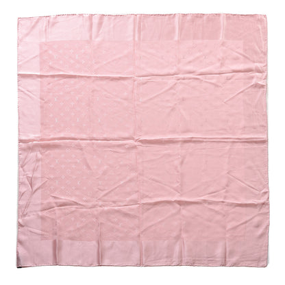 Louis Vuitton Silk Monogram Monaco Square Scarf Pink 1 of 3