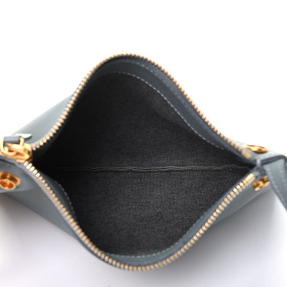 Celine Lambskin Small Trio Crossbody Bag Storm 4 of 8