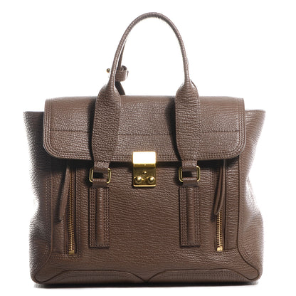 3.1 Phillip Lim 3.1 Leather Medium Pashli Satchel Taupe 1 of 14