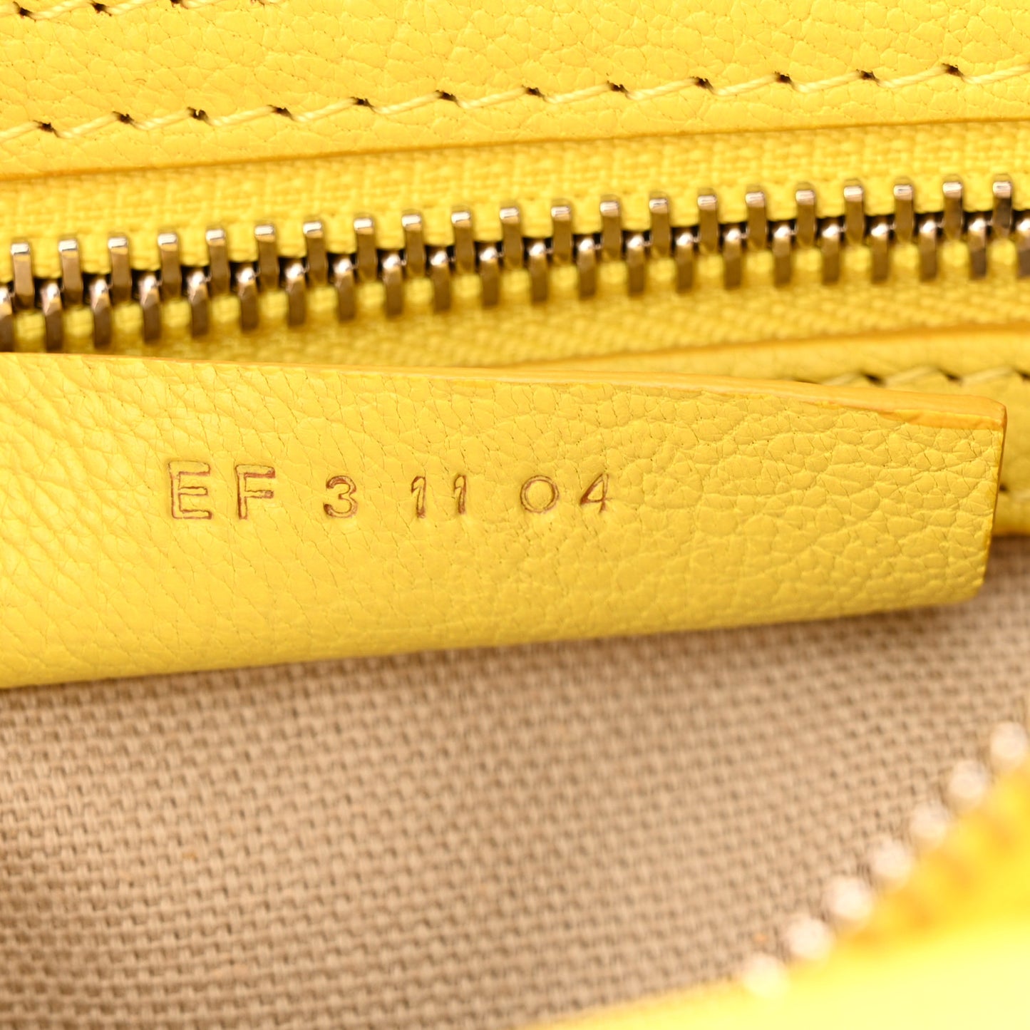 Sugar Goatskin Mini Pandora Yellow