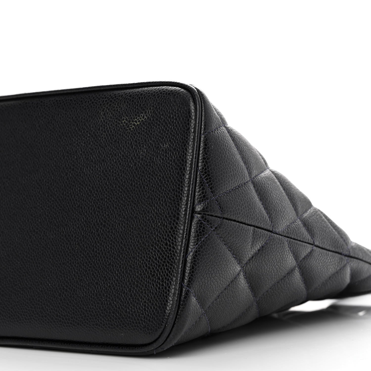 Chanel Caviar Quilted Medallion Tote Navy 10 of 12
