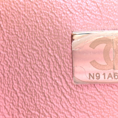 Chanel Iridescent Lambskin Quilted Mini Square Flap Pink 7 of 9