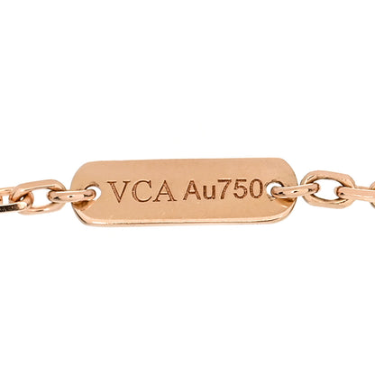 Van Cleef & Arpels 18K Rose Gold Carnelian Onyx Lucky Spring Open Wing Lady Bug Bracelet 4 of 5