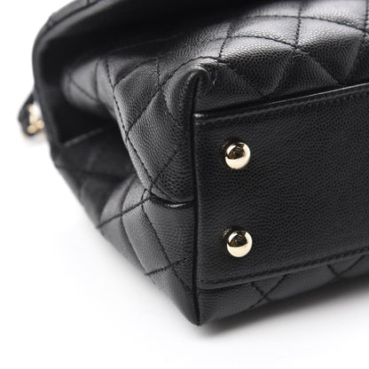 Chanel Caviar Quilted Mini Coco Handle Flap Black 7 of 11