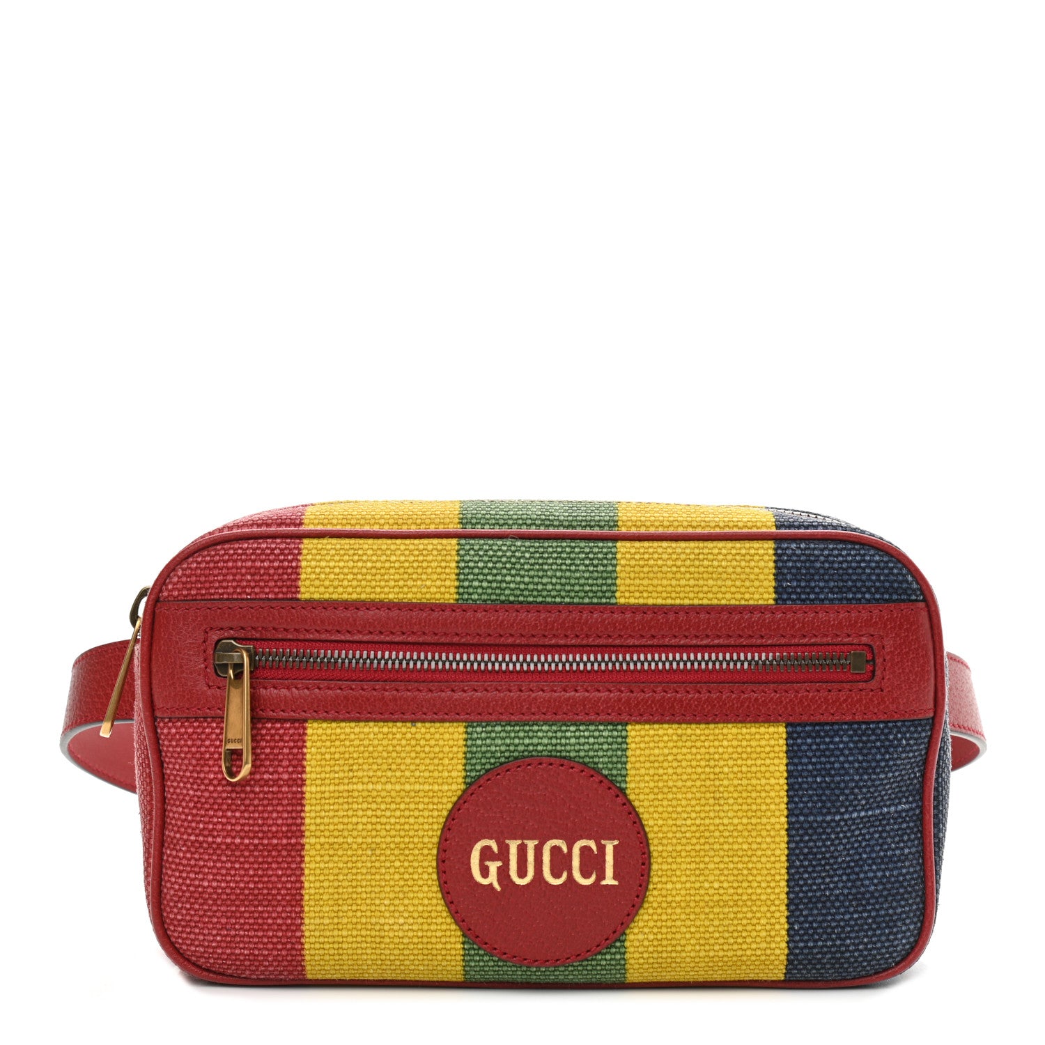Gucci Canvas Marley Stripe Script Logo Gucci 80 32 Belt Bag Multicolor 1 of 11