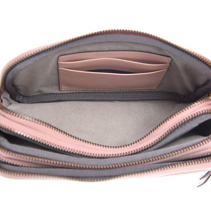Gucci Calfskin Matelasse Mini GG Marmont Chain Crossbody Bag Perfect Pink 5 of 11