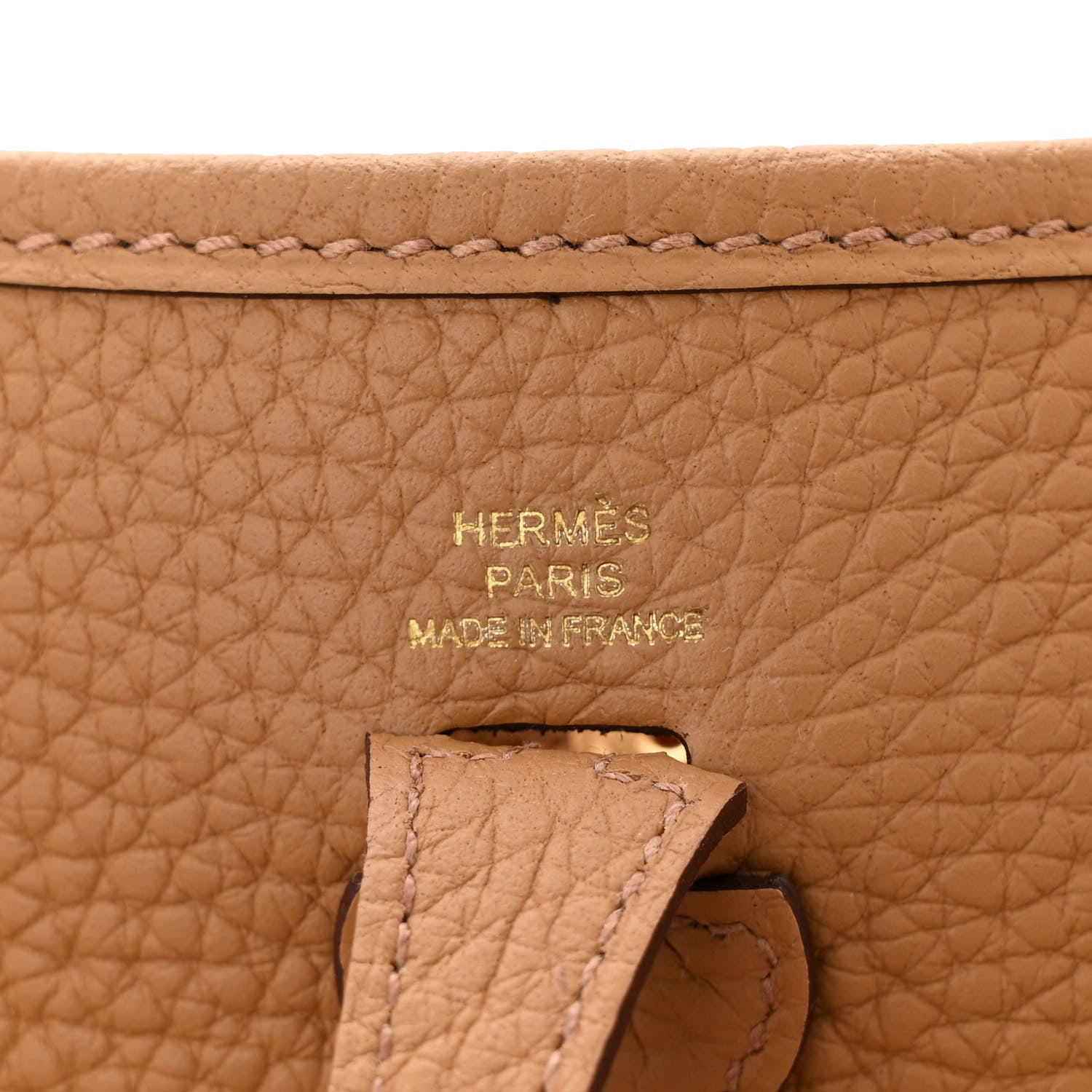Hermes Taurillon Clemence Amazone Evelyne TPM Biscuit Nata 6 of 11