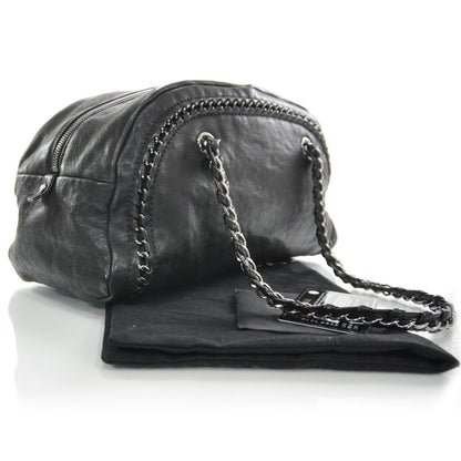Chanel Leather Luxe Ligne Medium Bowler Black 3 of 9