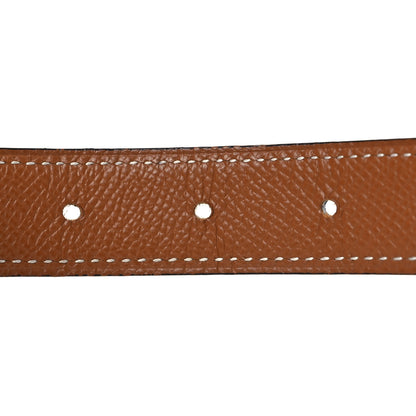 Hermes Swift Epsom 24mm H Torsade Belt 90 36 Black Gold 4 of 7