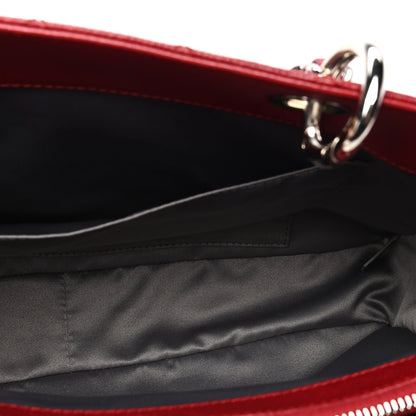Chanel Caviar Quilted Grand Shopping Tote GST Red 4 of 4