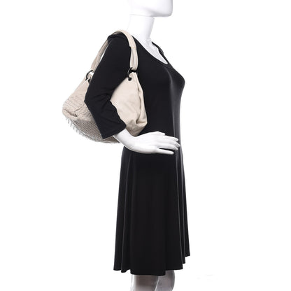 Bottega Veneta Nappa Intrecciato Aquilone Fortune Cookie Hobo White 2 of 13