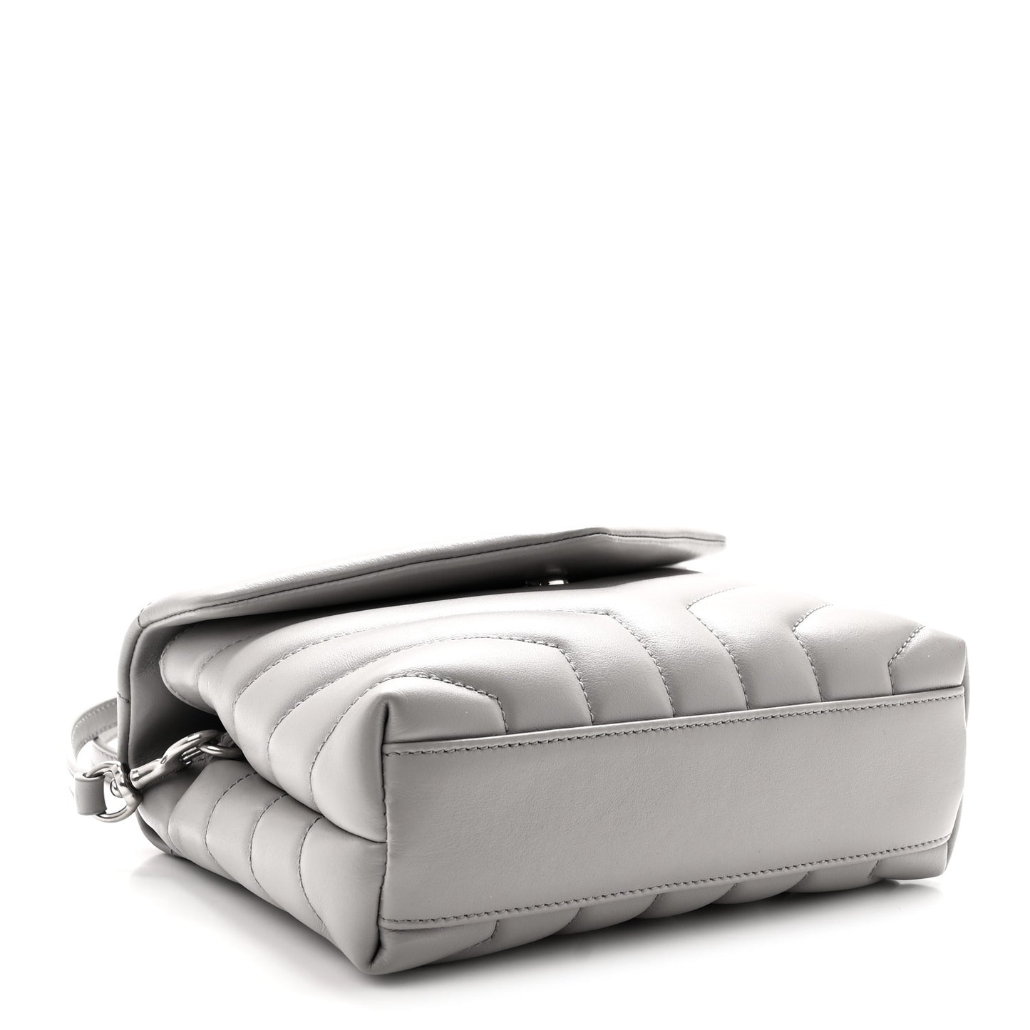 Calfskin Y Quilted Monogram Toy Loulou Satchel Granite
