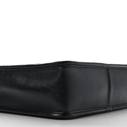 Chanel Aged Calfskin Quilted Large Working Vibe Camera Case Black 8 of 10