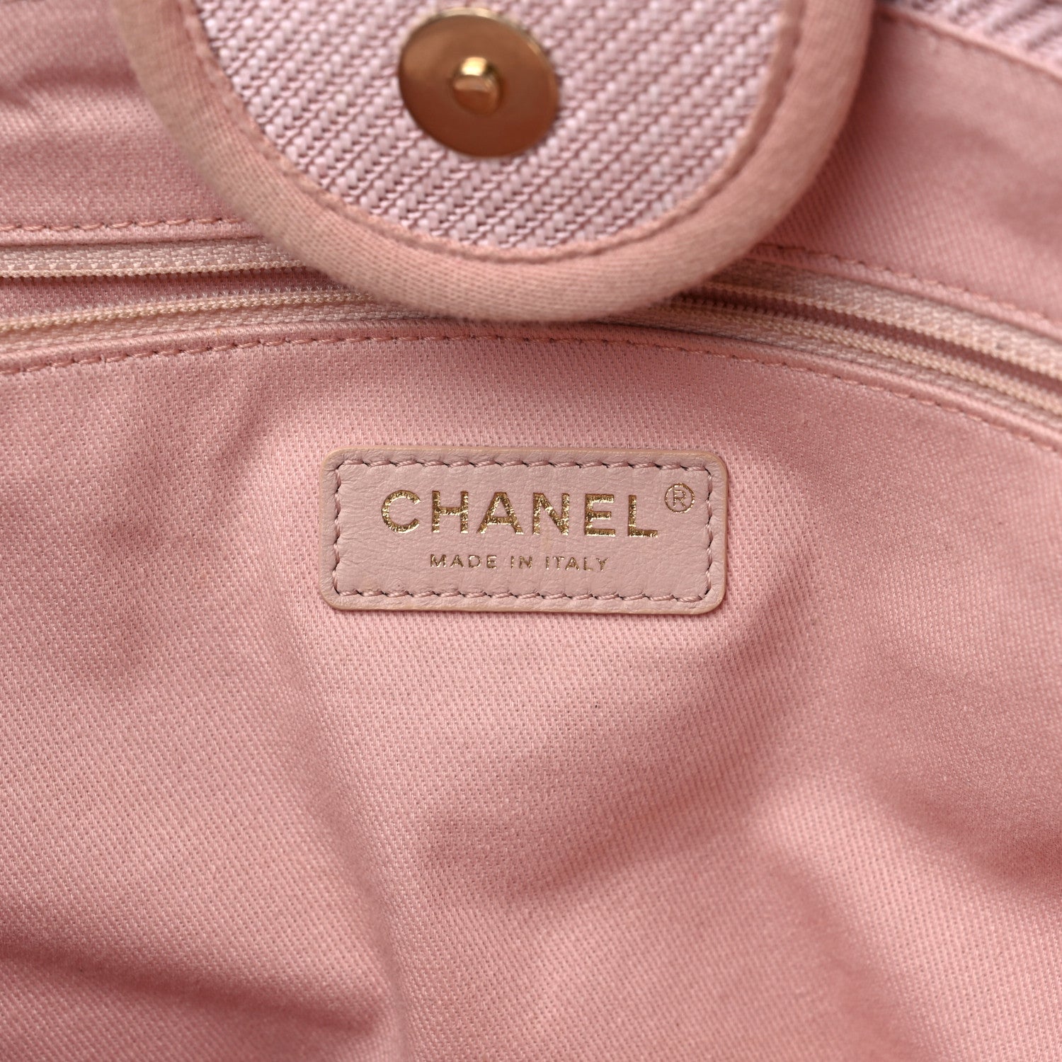 Chanel Mixed Fibers Calfskin Medium Deauville Tote Rose Pink 6 of 14