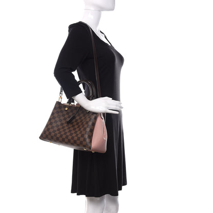 Louis Vuitton Damier Ebene Cuir Taurillon Brittany Magnolia 2 of 10