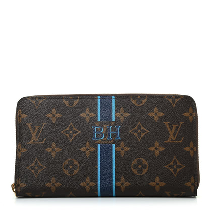 Louis Vuitton Monogram My LV Heritage Zippy Organizer Wallet Bleu Marine Bleu Clair 1 of 6