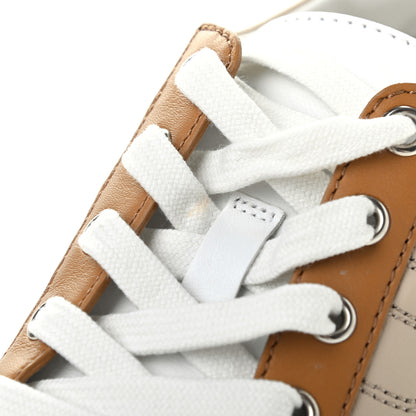 Hermes Calfskin Deep Sneakers 36.5 Multicolor White Gold 9 of 9