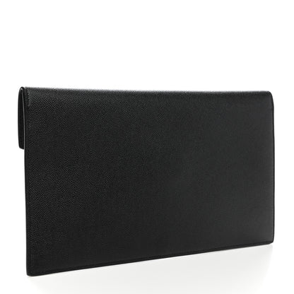 Saint Laurent Grain De Poudre Uptown Pouch Black 4 of 8