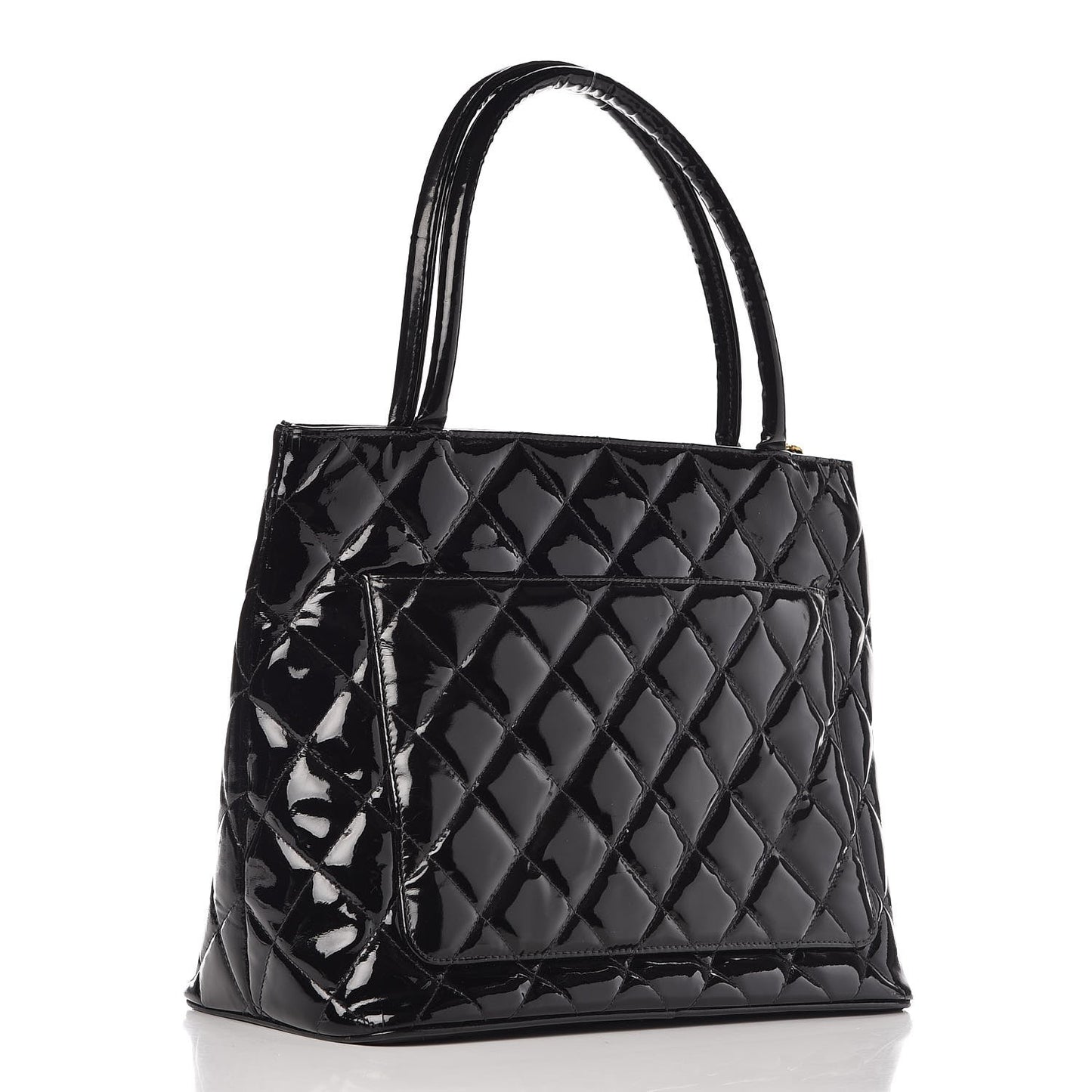 Patent Medallion Tote Black