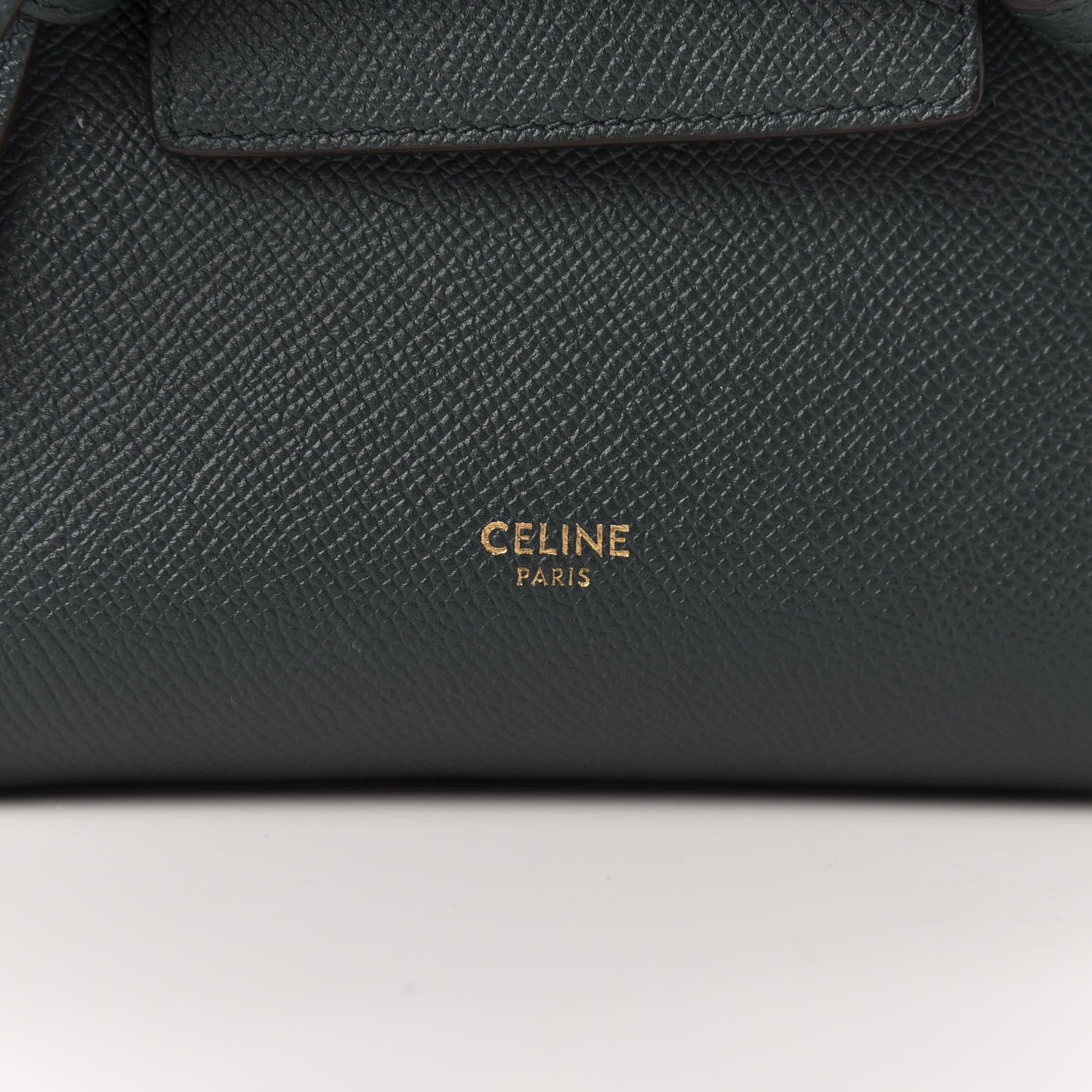 Celine Grained Calfskin Pico Belt Bag Amazone 6 of 9