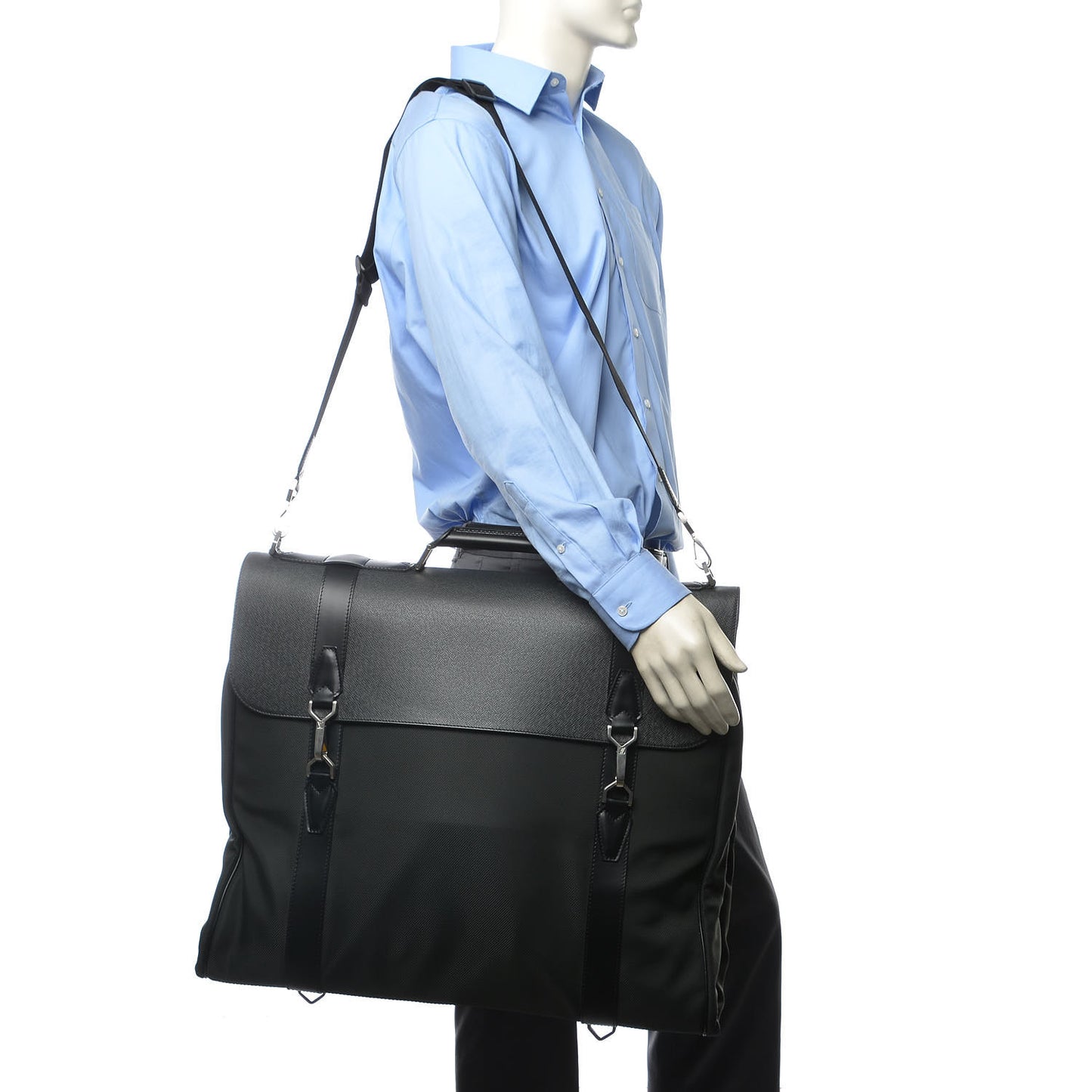 Taiga Nylon 2 Hanger Garment Carrier Ardoise