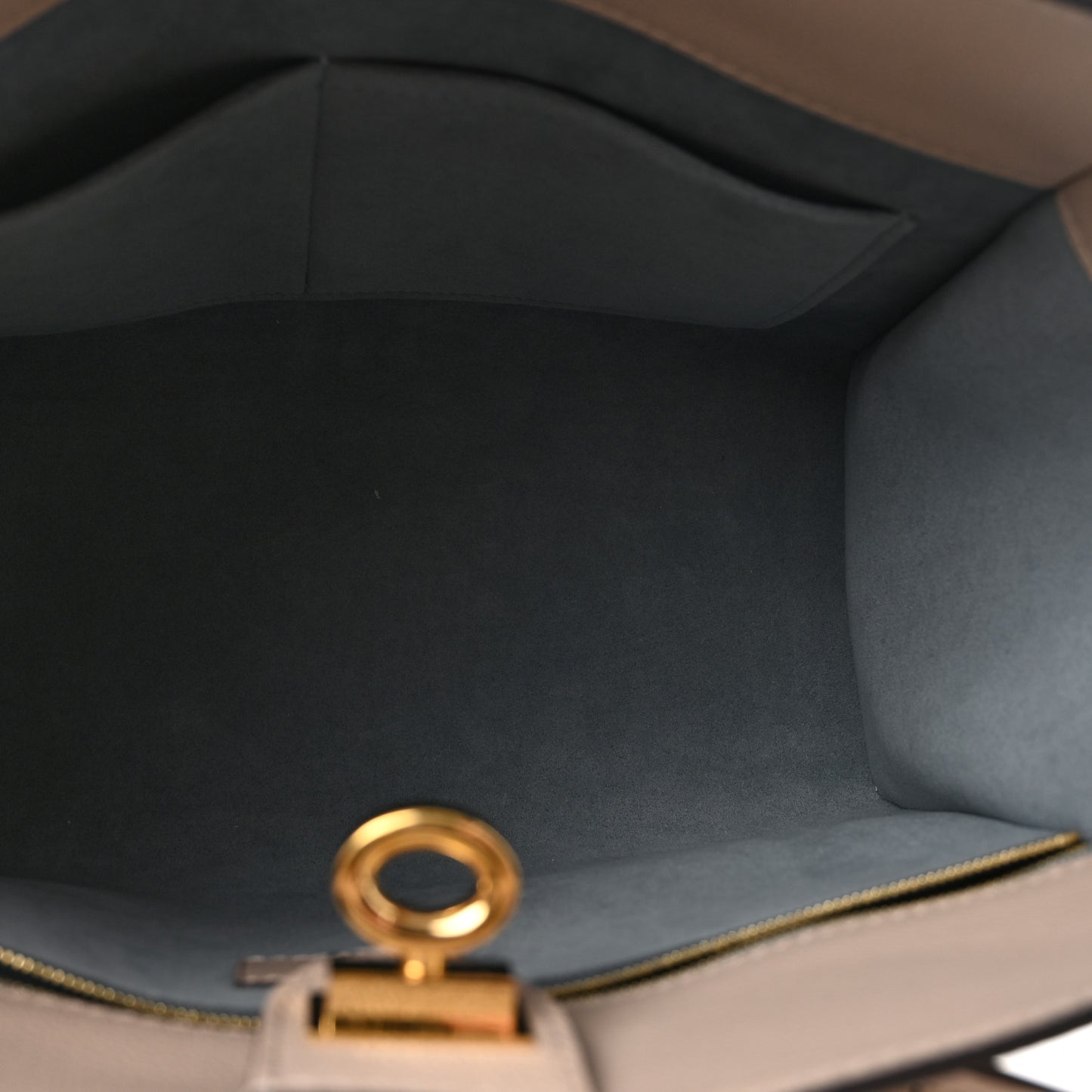 Calfskin Monogram On My Side MM Greige